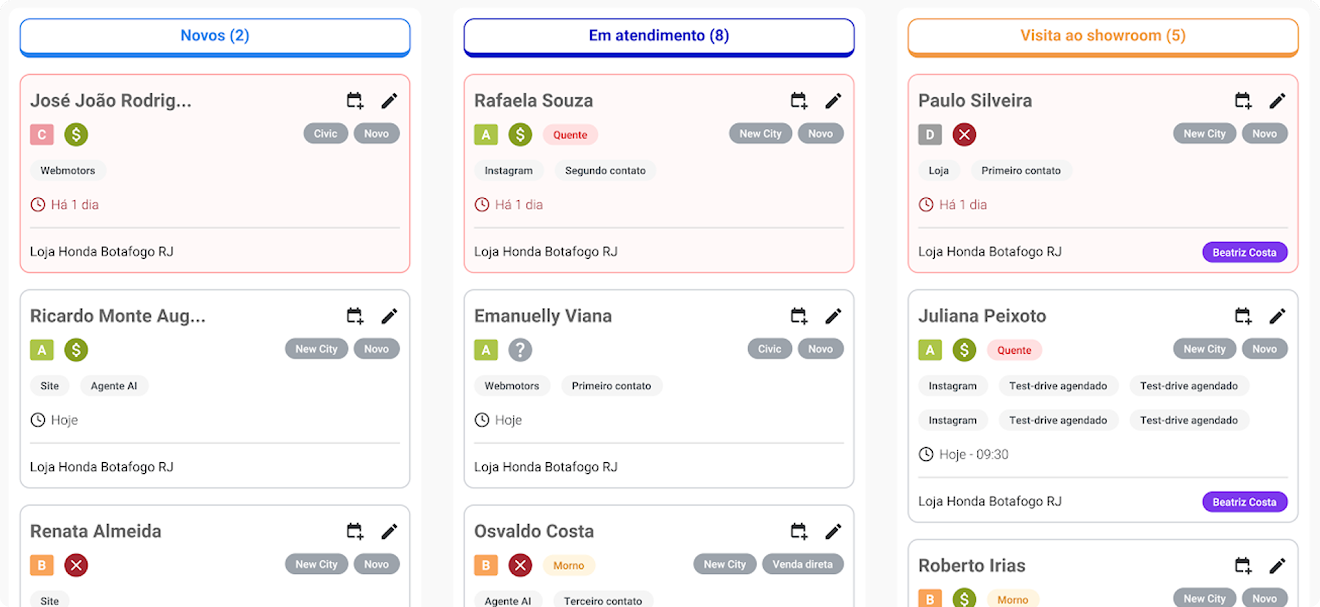 Nova tela Kanban chegando em breve